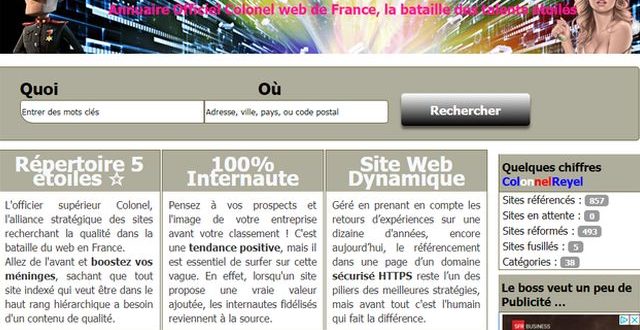 Le Colonel, l’annuaire le plus gradé des entreprises digitalisées