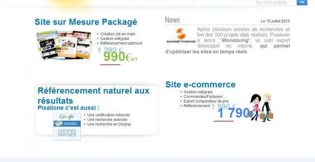 Referencement Google avec Pixalione Referencement Google avec Pixalione
