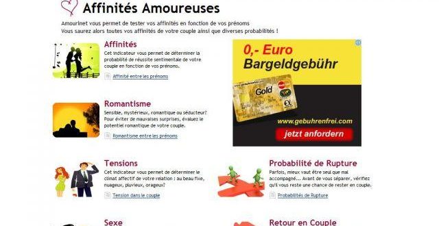 Compatibilité amoureuse des prénoms Compatibilité amoureuse des prénoms