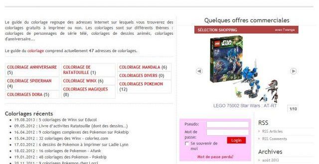 Des coloriages gratuits pour les enfants Des coloriages gratuits pour les enfants