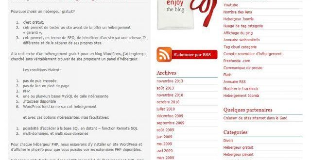 Hébergement php wordpress gratuit Hébergement php wordpress gratuit
