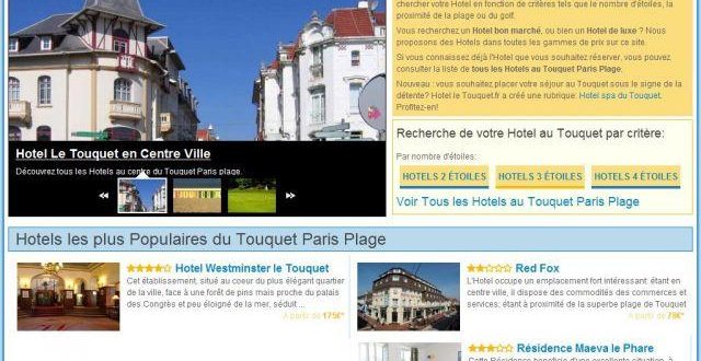 Hôtels le Touquet Paris plage