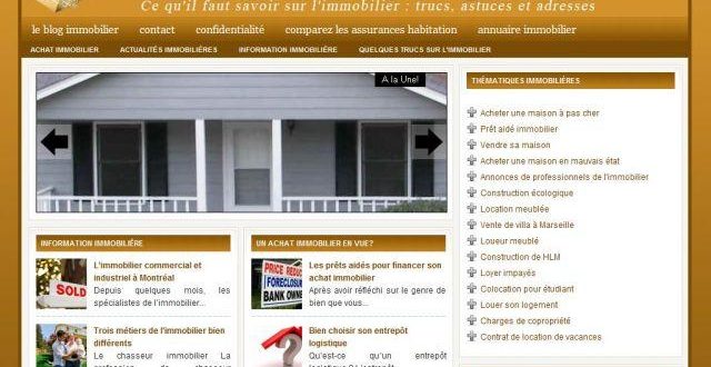 Blog de l’immobilier Blog de l’immobilier