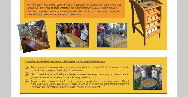 Location de jeux en bois géants Location de jeux en bois géants