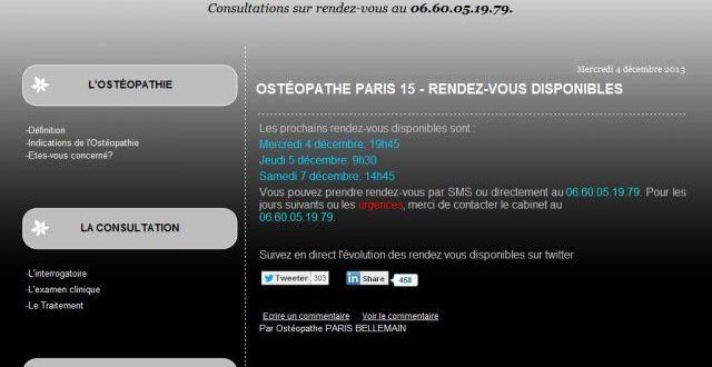 Ostéopathe Paris 15 – Bellemain Stéphane Ostéopathe Paris 15 – Bellemain Stéphane