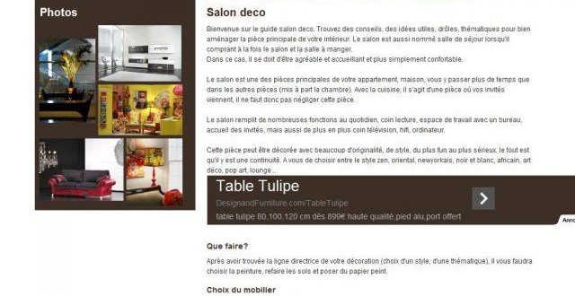 Deco salon sur salon-deco.com Deco salon sur salon-deco.com
